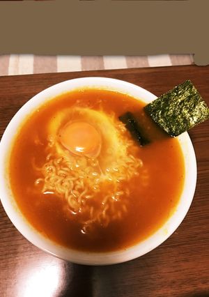 辛ラーメンをまろやかに-レシピのメイン写真