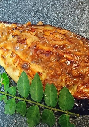 山椒オイルって便利！例えば、焼き茄子にも-レシピのメイン写真