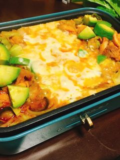 ホットプレートでチーズタッカルビ-レシピのメイン写真