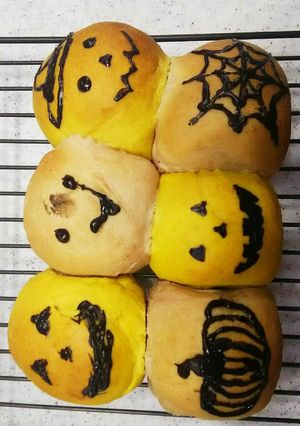HB使用　ハロウィンのちぎりパン-レシピのメイン写真
