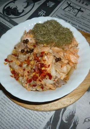 サーモンのアラの焼き鮭のタパス-レシピのメイン写真
