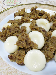 【絶品】もちもち!栗餡白玉♪-レシピのメイン写真