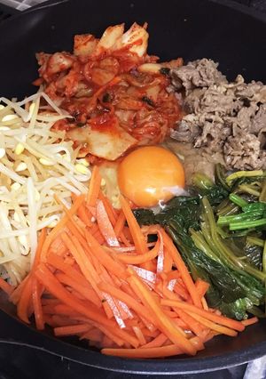 フライパンde石焼風ビビンバ-レシピのメイン写真