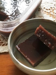 簡単 羊羹のような水羊羹-レシピのメイン写真