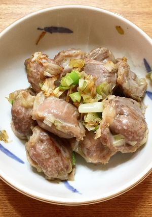 柚子胡椒の砂ズリ炒め-レシピのメイン写真