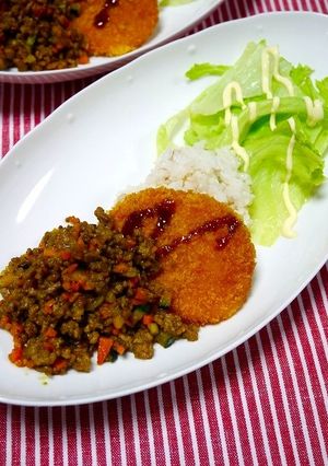 簡単！かぼちゃドライカレー-レシピのメイン写真