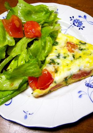 ◆フライパンde簡単ピザ風オムレツ♪◆-レシピのメイン写真