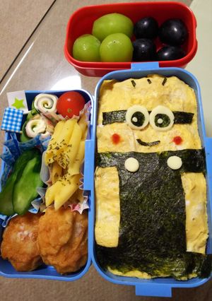 ミニオンオムライス-レシピのメイン写真