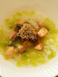 犬ご飯 鮭と白菜のおじや-レシピのメイン写真