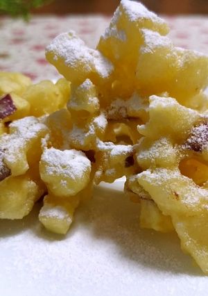 おやつに☆りんごとさつまいものかき揚げ-レシピのメイン写真
