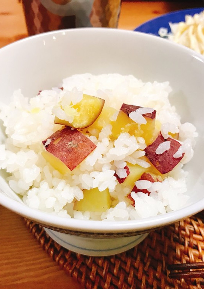 炊飯器で簡単！さつま芋ご飯！-レシピのメイン写真