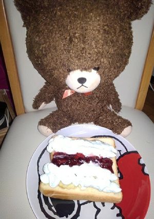 秋風のバナナラズベリートースト＊＊＊-レシピのメイン写真
