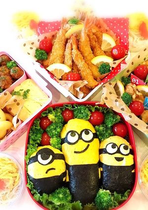 2017年 運動会 ミニオンのお弁当-レシピのメイン写真
