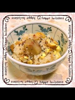 ♡もちもち美味しい栗ご飯♡-レシピのメイン写真
