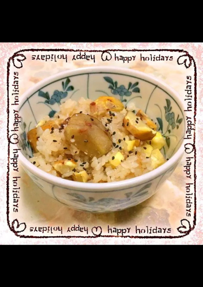 ♡もちもち美味しい栗ご飯♡-レシピのメイン写真