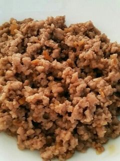 お弁当に簡単肉そぼろ-レシピのメイン写真