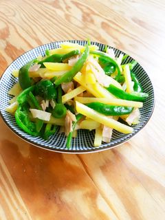 じゃがいもとピーマンの中華炒め-レシピのメイン写真