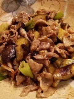 茄子と豚バラ肉の豆鼓醤炒め-レシピのメイン写真