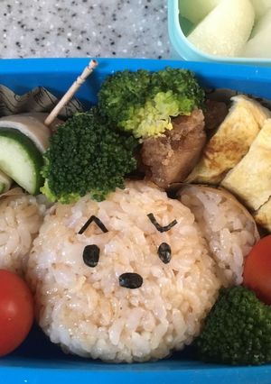 キャラ弁 うめ吉弁当-レシピのメイン写真