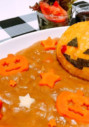 ハロウィンカレー♡HALLOWEEN-レシピのメイン写真