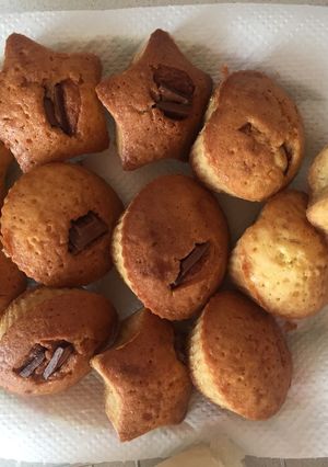 板チョコ入り ミニケーキ カンタン-レシピのメイン写真