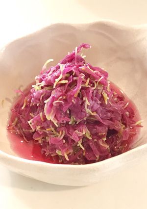 食用菊の酢の物-レシピのメイン写真