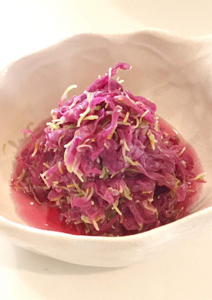 食用菊の酢の物-レシピのメイン写真
