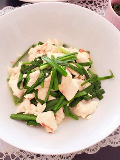ニラ豆腐♡白だしorお醤油で♪-レシピのメイン写真