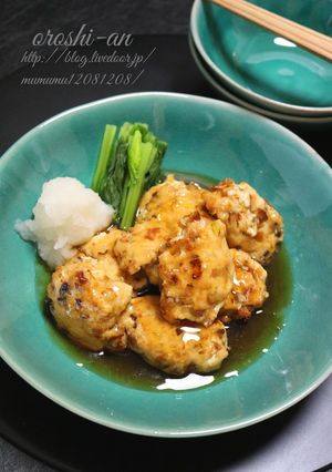 豆腐団子のおろし餡。-レシピのメイン写真