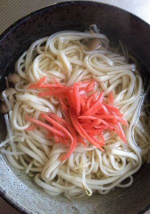 沖縄そば風 簡単うどん-レシピのメイン写真