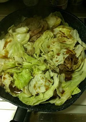 朝簡単激ウマキャベツと豚肉のオイスタ炒め-レシピのメイン写真