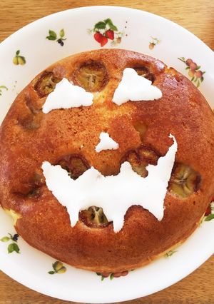 炊飯器で簡単！キャラメルバナナケーキ！-レシピのメイン写真