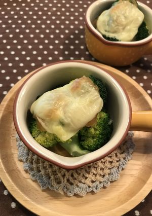 ブロッコリーとこぶおろしのオーブン焼き-レシピのメイン写真
