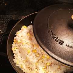 รูปของ STAUBで洋風とうもろこしごはん