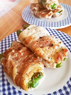 ピーマン&チーズの豚バラ巻き-レシピのメイン写真