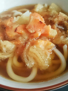 めちゃくちゃ簡単!!天ぷらうどん。-レシピのメイン写真