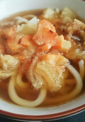 めちゃくちゃ簡単！！天ぷらうどん。-レシピのメイン写真