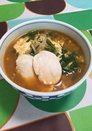 酸辣湯麺風☆カラダぽかぽかラーメン-レシピのメイン写真