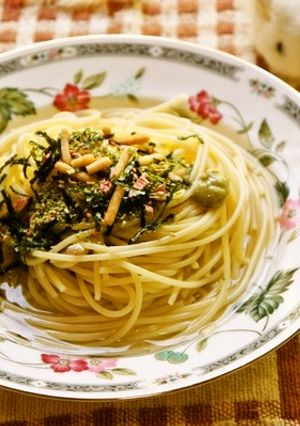 一人飯に最適♪簡単すぎるお茶漬けパスタ-レシピのメイン写真