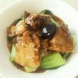 豚バラ、椎茸、ホタテのトロトロうま煮丼