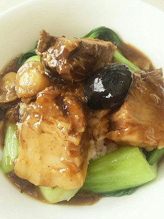 豚バラ、椎茸、ホタテのトロトロうま煮丼-レシピのメイン写真