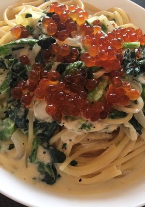クリームパスタ-レシピのメイン写真