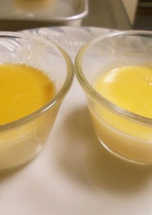 レンジでプリン♡豆乳プリンと牛乳プリン♡-レシピのメイン写真