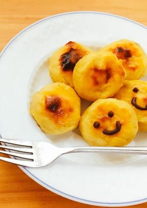 ひとくちスイートポテト 生クリーム不要-レシピのメイン写真