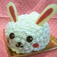 うさぎの立体ケーキ