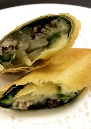 秋刀魚の春巻き(秋刀魚春捲)-レシピのメイン写真