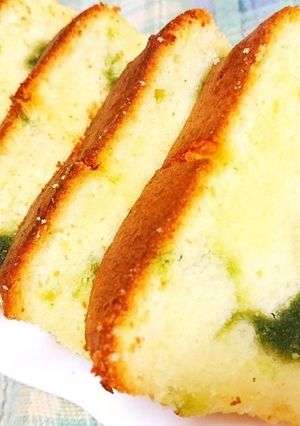 しっとり♡練乳抹茶マーブルパウンドケーキ-レシピのメイン写真