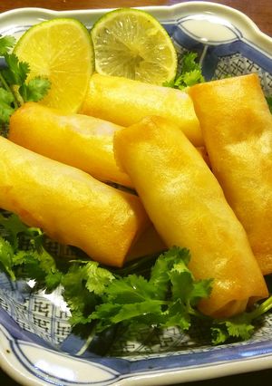 えのき茸とチーズのミニ春巻き-レシピのメイン写真