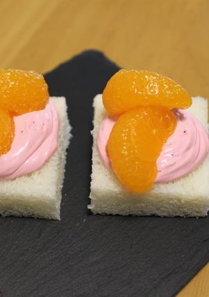 お手軽フルーツサンド風-レシピのメイン写真