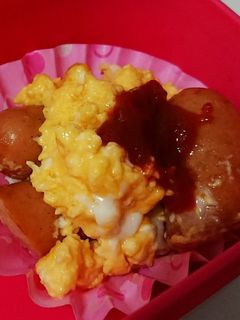 お弁当おかず*ウィンナー×卵-レシピのメイン写真